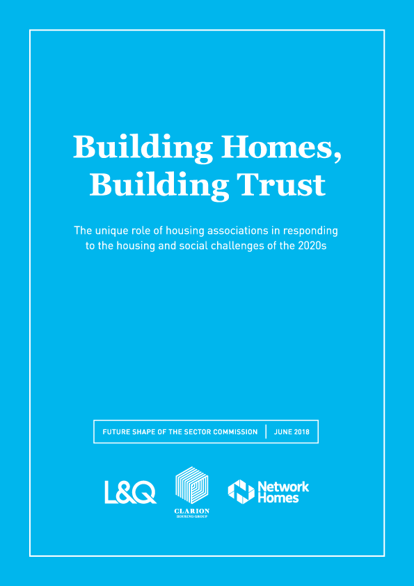 Building Homes, Building Trust report front cover